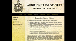 Alpha Delta Phi Society Brunonian Chapter